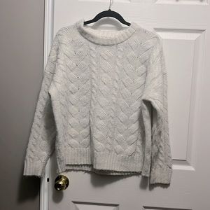 Primark White Sweater Large